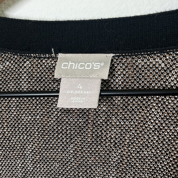 Chico's Chain Geometric Knit Tank & Cardigan Set Sizes XL XXL - Picture 13 of 16